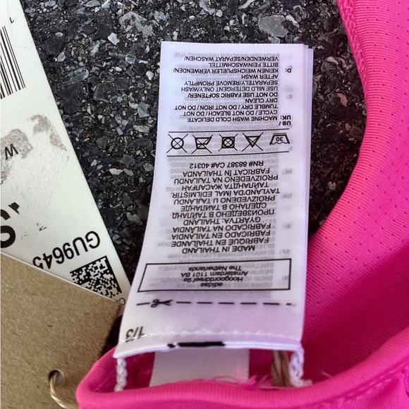 Adidas Designed To Move Sports Bra Women’s Size S Active 3-Stripe Pink - Picture 4 of 4